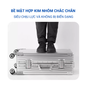 Vali Cổ Điển Nhôm Nguyên Khối 1805 (13)