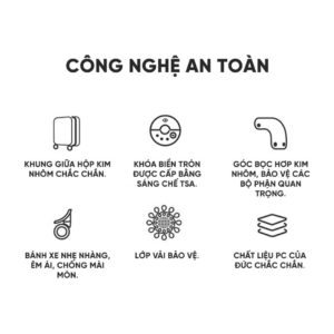 Vali Khung Nhôm Mixi Cao Cấp (2)